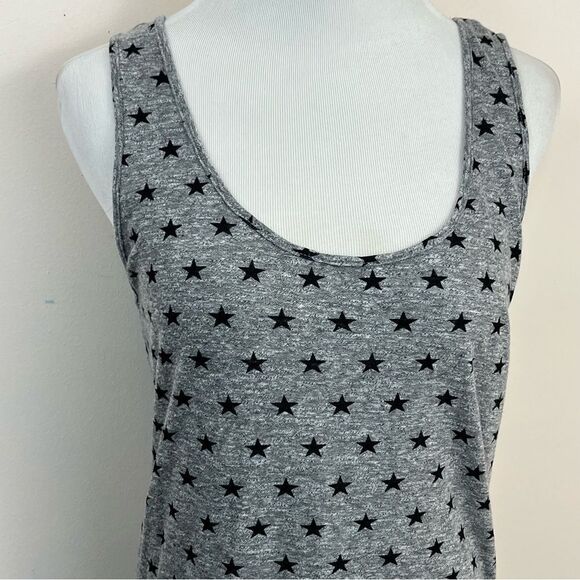 Monrow Gray Star Print Midi Dress - Picture 3 of 9